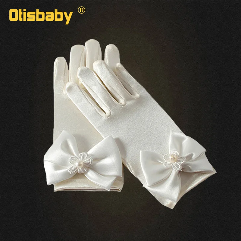 White Gloves Изысканные платья с пышными рукавами для подростков 12, 13, 14 лет, элегантные платья для причастия для девочек, красивое выпускное платье - Цвет: White Gloves