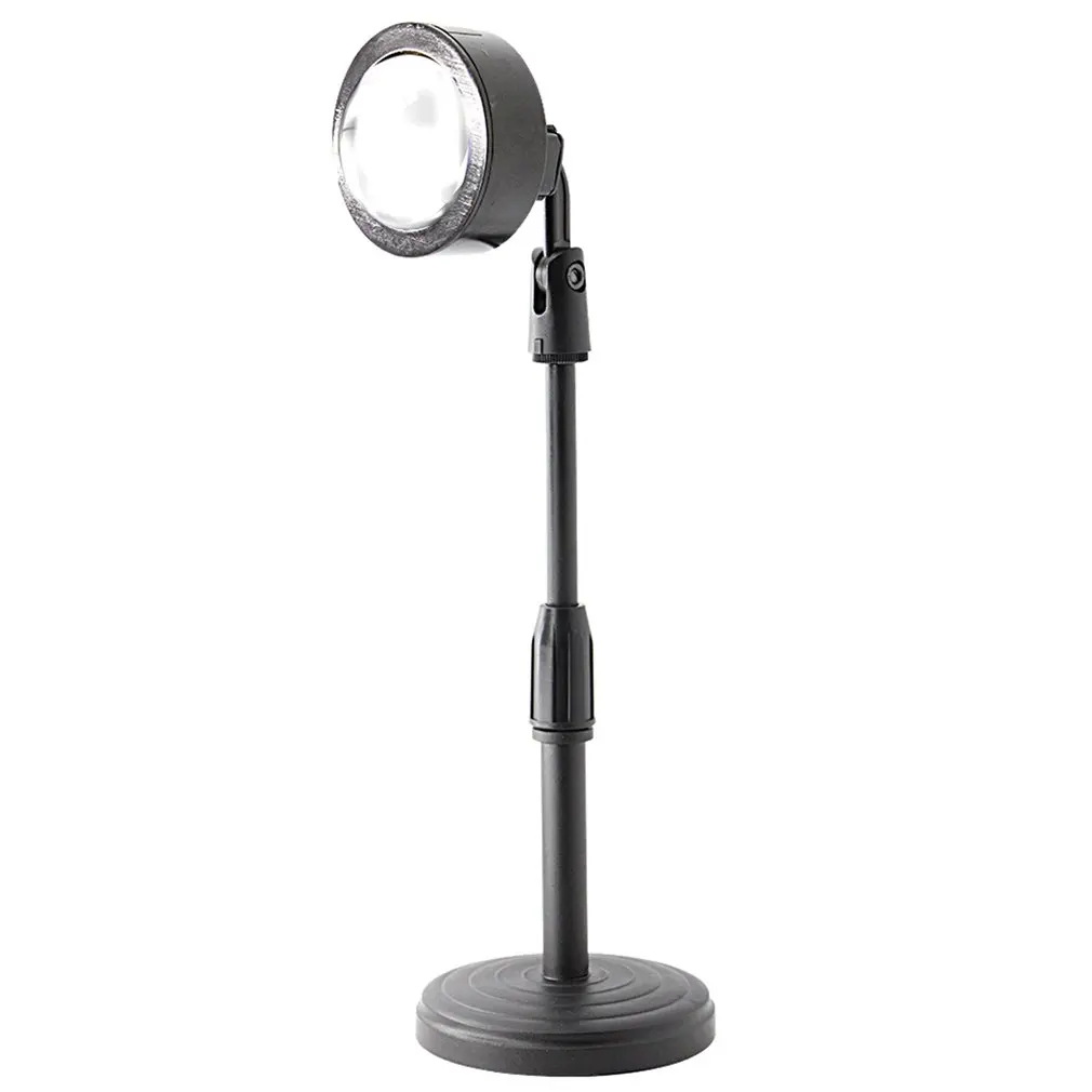 

Регулируемый проекционный ночник с закатом, проектор, атмосферная Радужная лампа, украшение, USB зарядка, Напольная Лампа для спальни