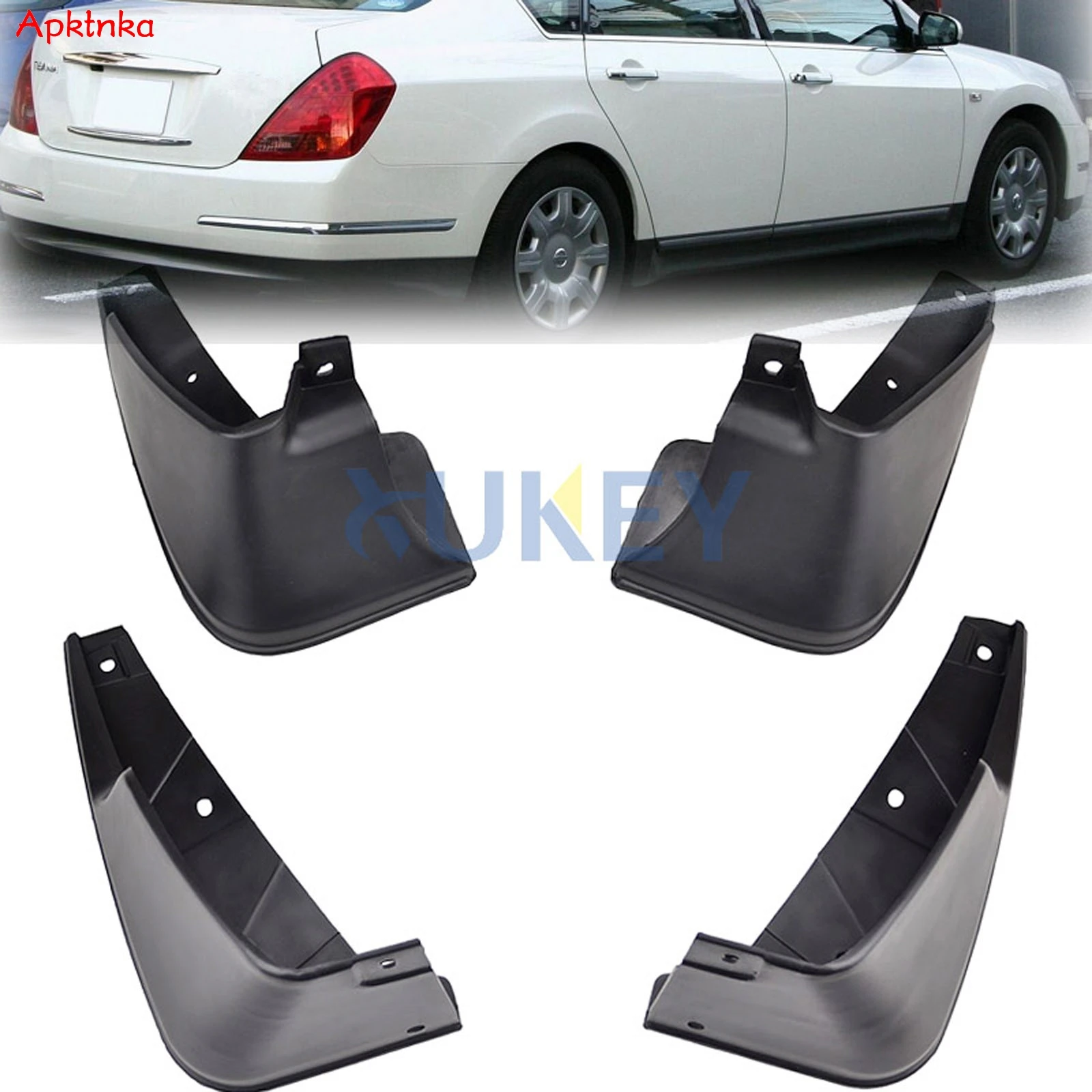 

Комплект брызговиков для Nissan Teana Maxima Cefiro 2003-2008, передние и задние щитки от грязи, брызговики, литая щитка от грязи J31