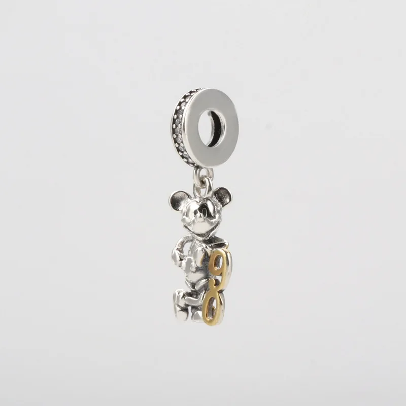 

Amas S925 Sterling Silver Pendant New Mickey Pendant Simple Fashion Bracelet Original Accessories