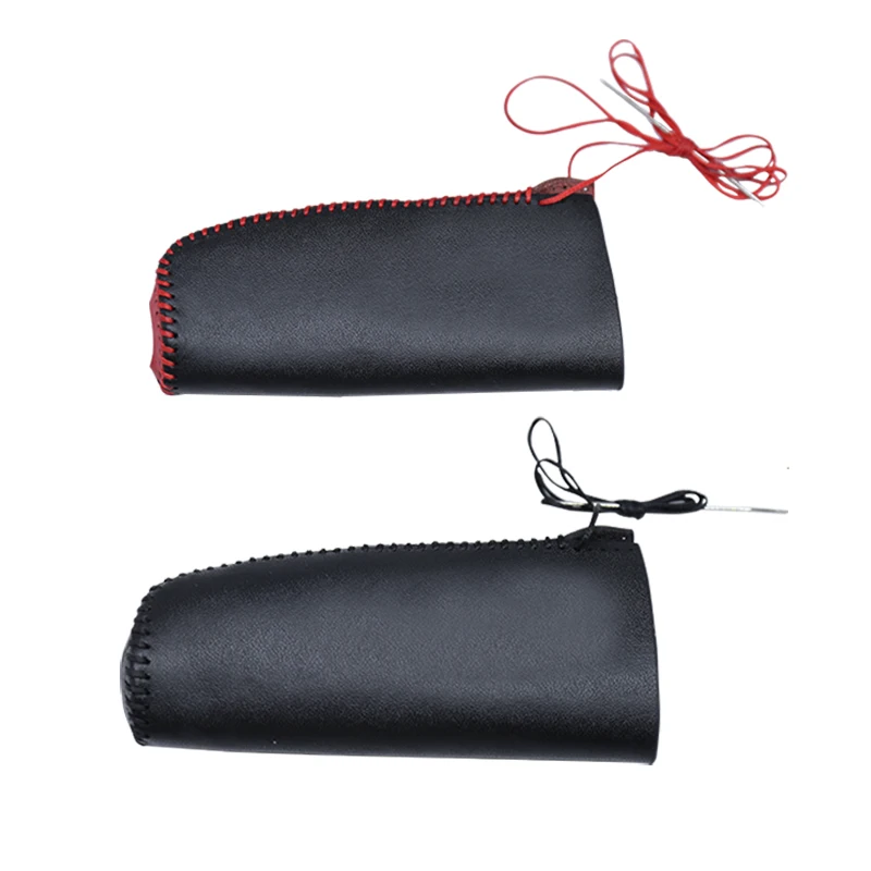 

Leather Hand-sewn Handbrake Cover for 15-20 Ford Mustang Car Interior Decoration Modified Accessories