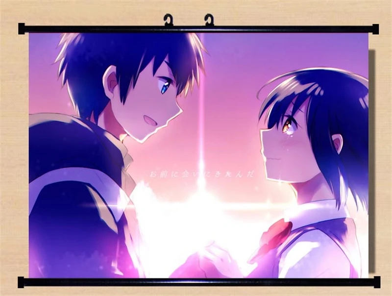 1 шт. японское аниме мультфильм ваше имя. Плакат с принтом картина прокрутки