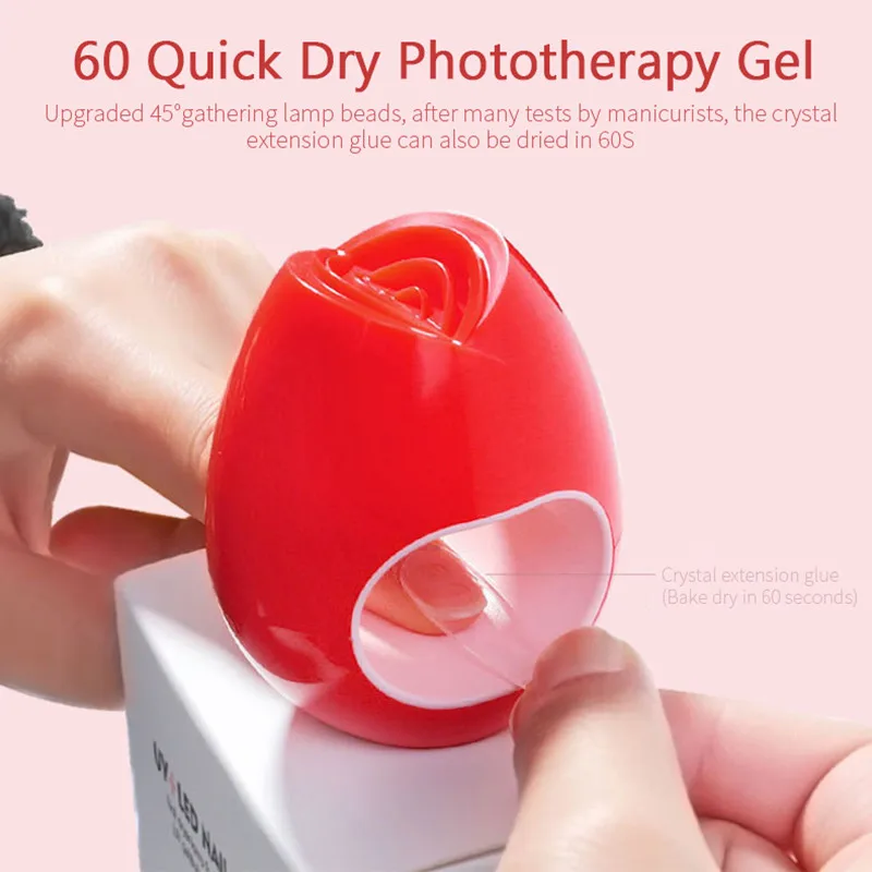 

УФ-лампа для сушки гель-лака для ногтей, 16 Вт