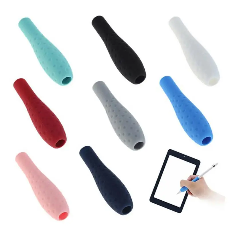 

Suitable for Apple Pencil silicone stylus pen case ipad tablet stylus anti-fall protective shell different finger size use