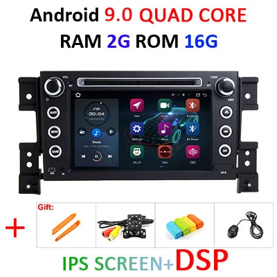 4G 64G 8 ядерный DSP ips 2 Din Android 9,0 автомобильный dvd-плеер gps Аудио для SUZUKI GRAND VITARA 2007-2013 автомобильный радио мультимедиа obd2 dvr - Цвет: 2G 16G IPS DSP