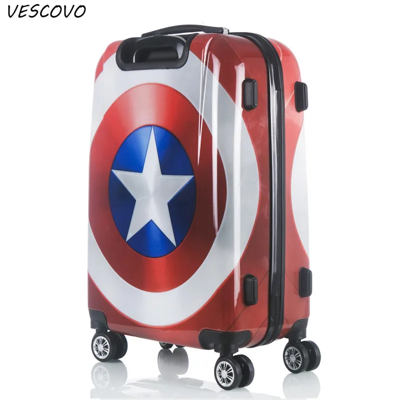 Весково 20 &quot24 дюймов новый роскошный прокатки Чемодан Спиннер одежда Супергерои