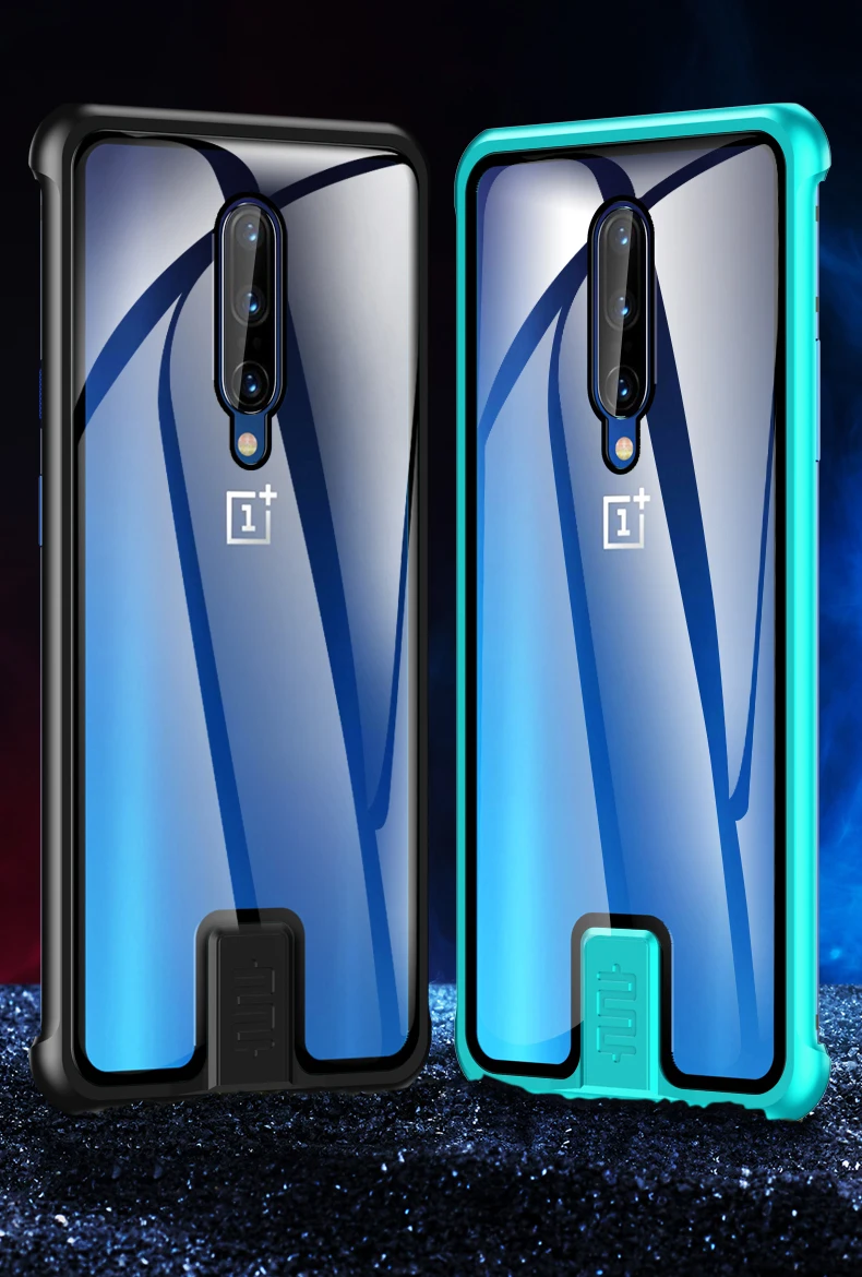 Роскошный Алюминиевый металлический чехол из закаленного стекла для Oneplus 7/7Pro чехлы для Oneplus 7 Pro металлический бампер рамка Coque