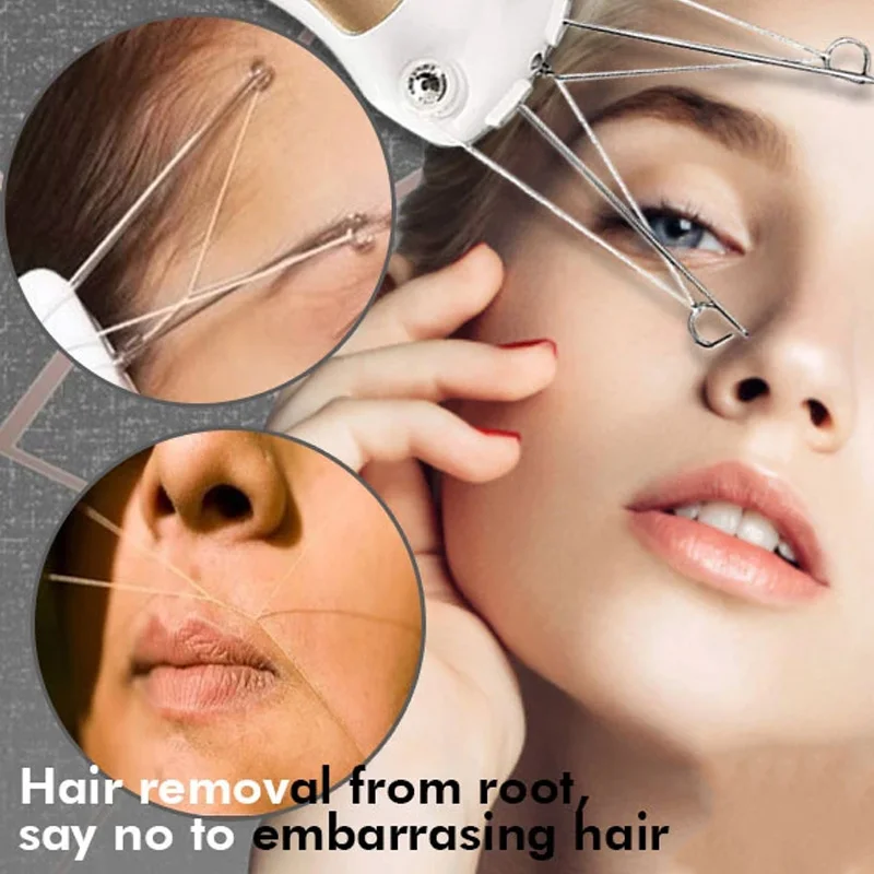 Электрический женский эпилятор мужской для тела лица ног шеи женщин с хлопковой