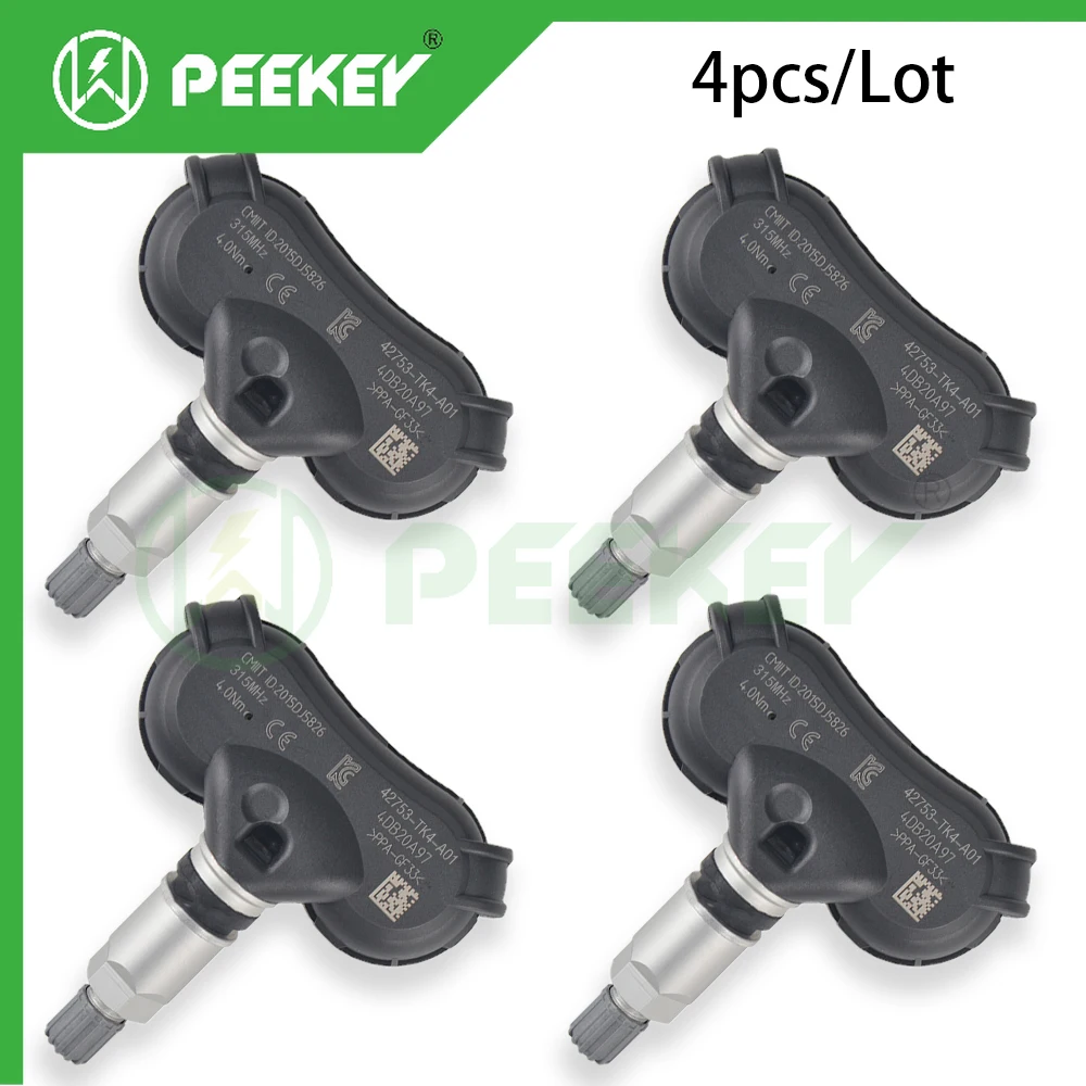 Датчик системы контроля давления в шинах 4 шт. s TPMS датчик 42753-TY2-A51 для Acura RLX TL ZDX 2AX