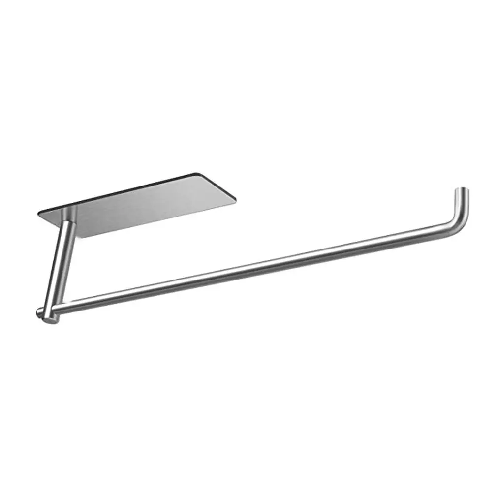 

Kitchen Roll Paper Wall Mount Toilet Paper Holder Stainless Steel Bathroom Tissue Towel Accessories Household Kitchen Tool
