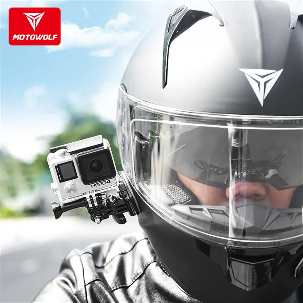 Крепление для экшн-камеры MOTOWOLF с вращением на 360 градусов YI Xiaomi Gopro Hero