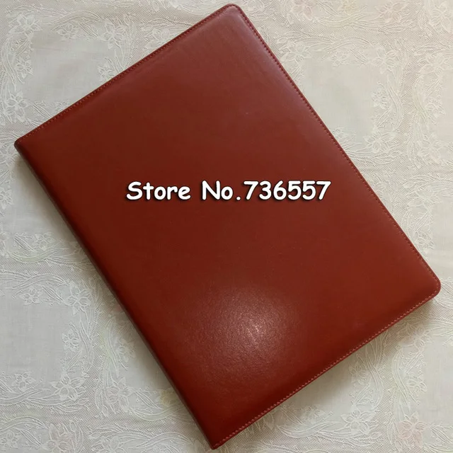 Деловой кожаный портфель A4 менеджер документов папка держатель чехол с