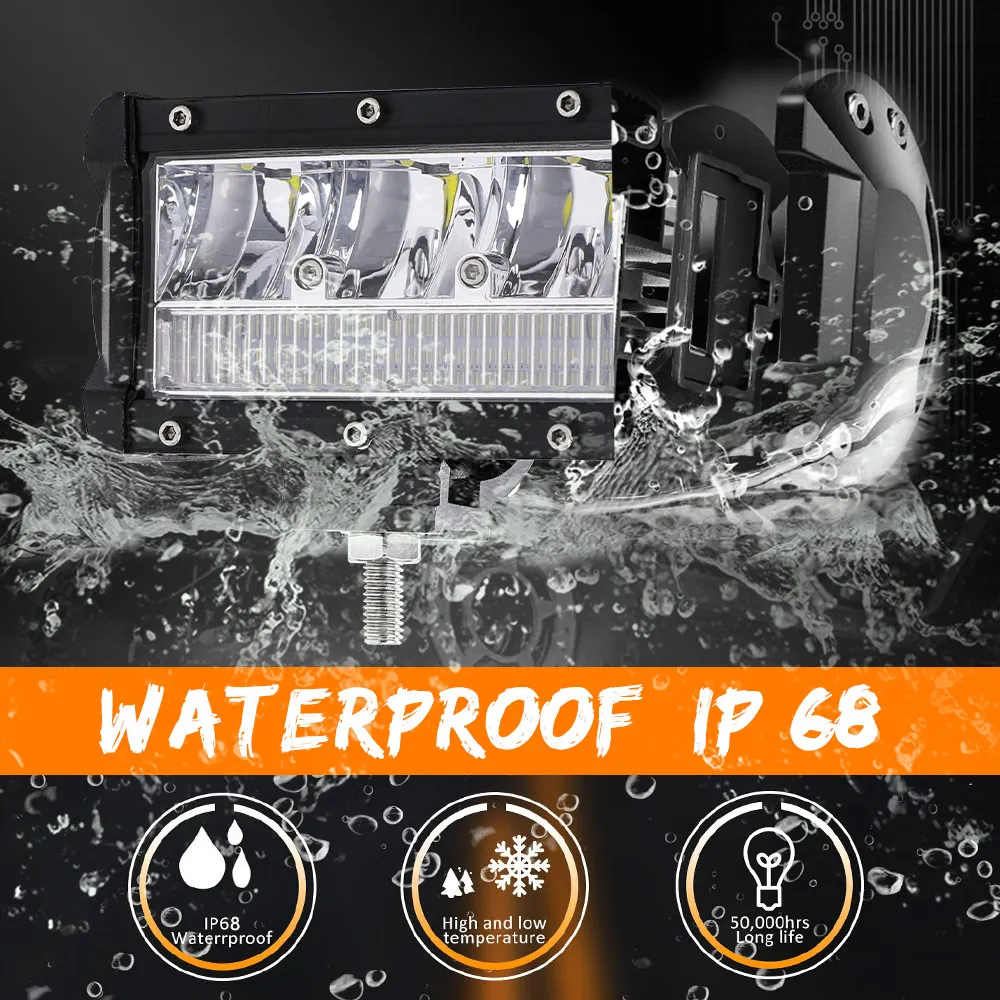 

CO LIGHT 9D 5" 90W LED Work Light Bar Spot Flood Combo Offroad LED Light Bar Motorcycle LED Headlight For Car 4x4 4WD Truck UAZ