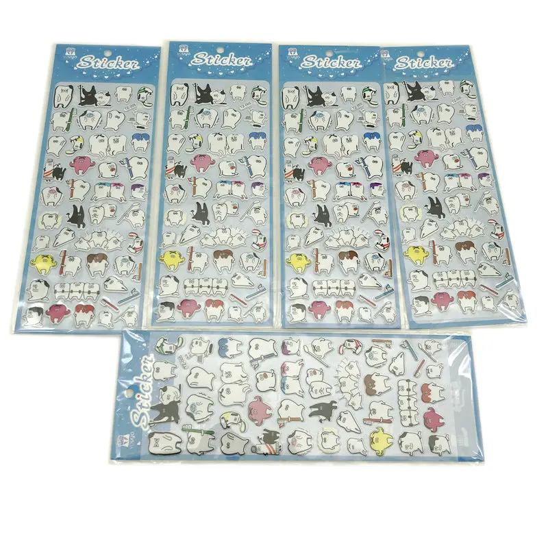 5 шт зубные подарок стоматологический милый в форме коренного зуба с рисунком