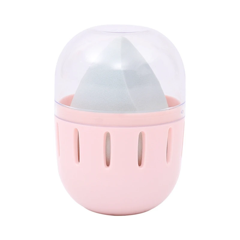 

3 Pcs Puff Organizer Rack Portable Makeup Blender Holder Stand Drying Box Empty Makeup Sponge Storage Box Plastic Cosmetic