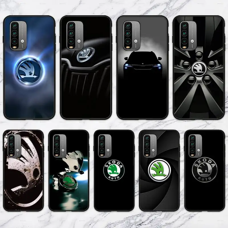

Роскошный автомобильный чехол RUICHI Skodas для телефона Xiaomi 9 10 11 PRO LITE Redmi NOTE7 8 9 10 A PRO