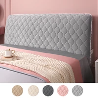 short plush quilted bed head cover european headboard cover dust proof thicken bed head back protector cover for home hotel