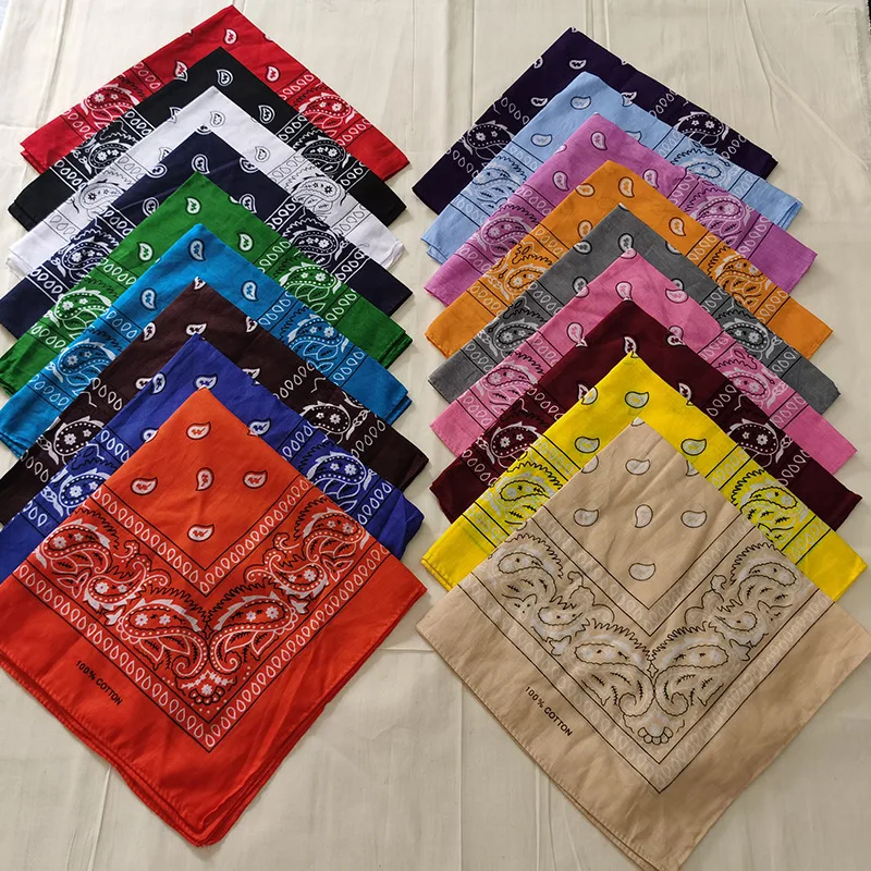 Бандана в стиле хип хоп из 100% хлопка головной убор унисекс повязка на голову шарф