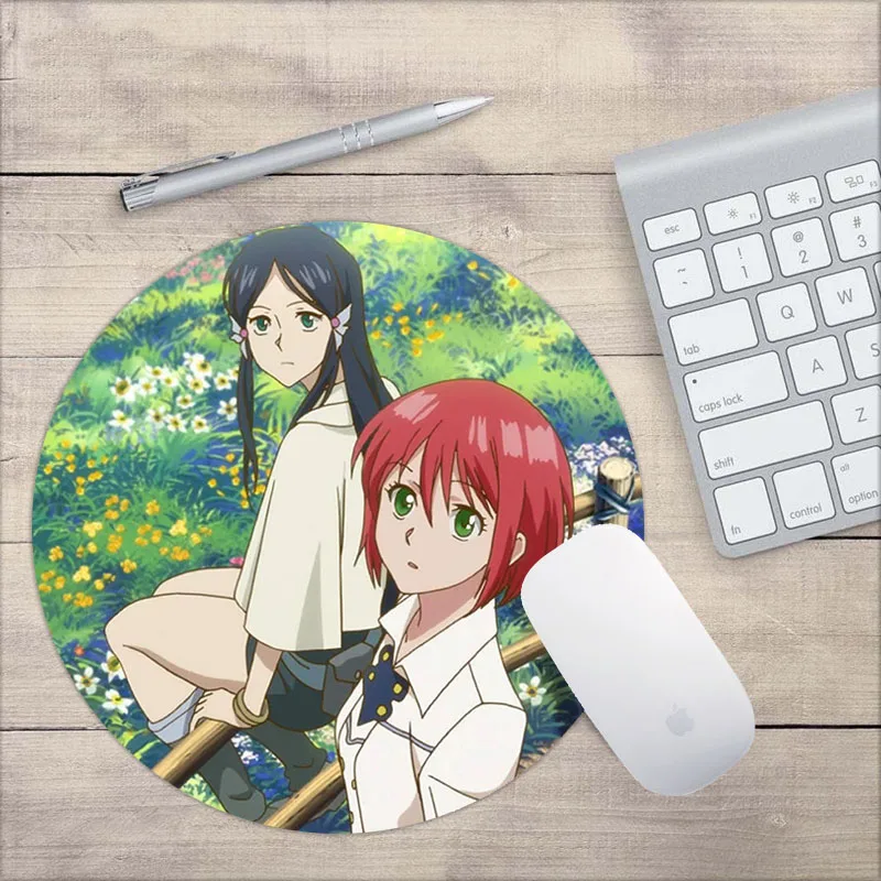 Gaming Mouse Pad Small Hot Computer Mat Mousepad Snow White With The Red Hair Cabinet Carpets Pad On The Table Deskmat Mausepad