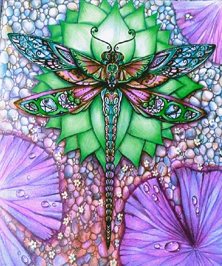 

JMINE Div 5D Стрекоза Радужный цветок полностью Алмазная краска наборы для вышивки крестиком искусство Высокое качество животные 3D краска алмаз...