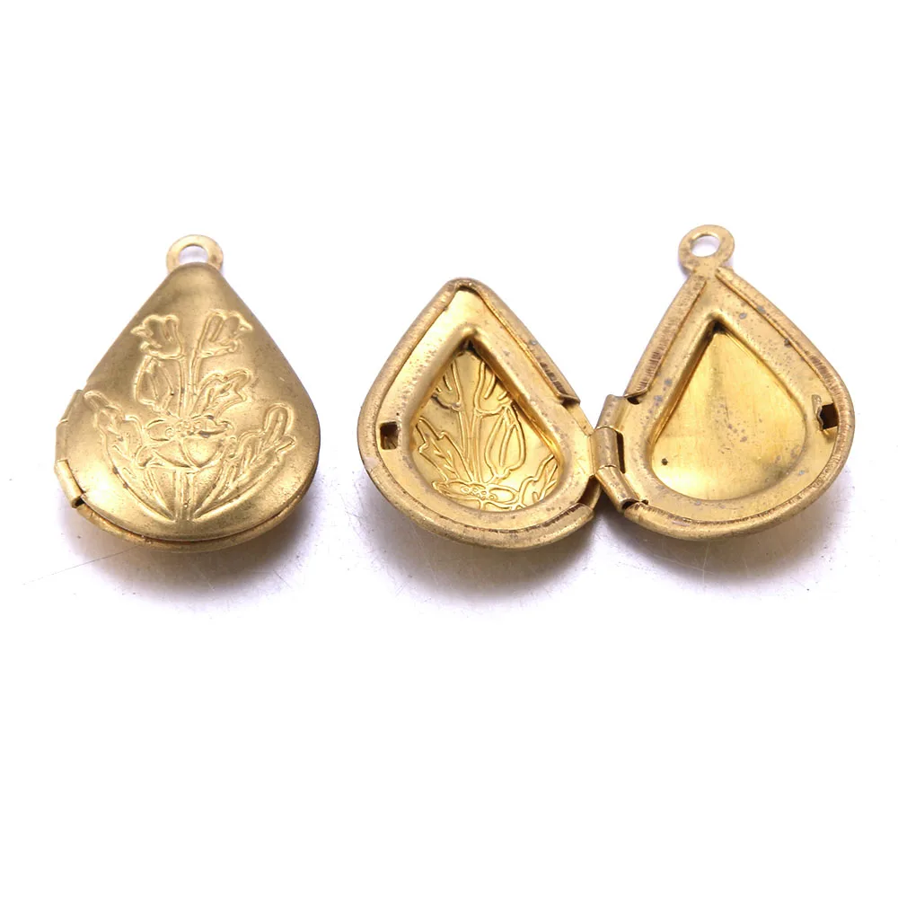 Fashion Gift Wholesale Classic Retro Women's Heart Nostalgia Photo Locket 5/Pcs Romantic Necklace Earrings Jewelry Accessories - купить