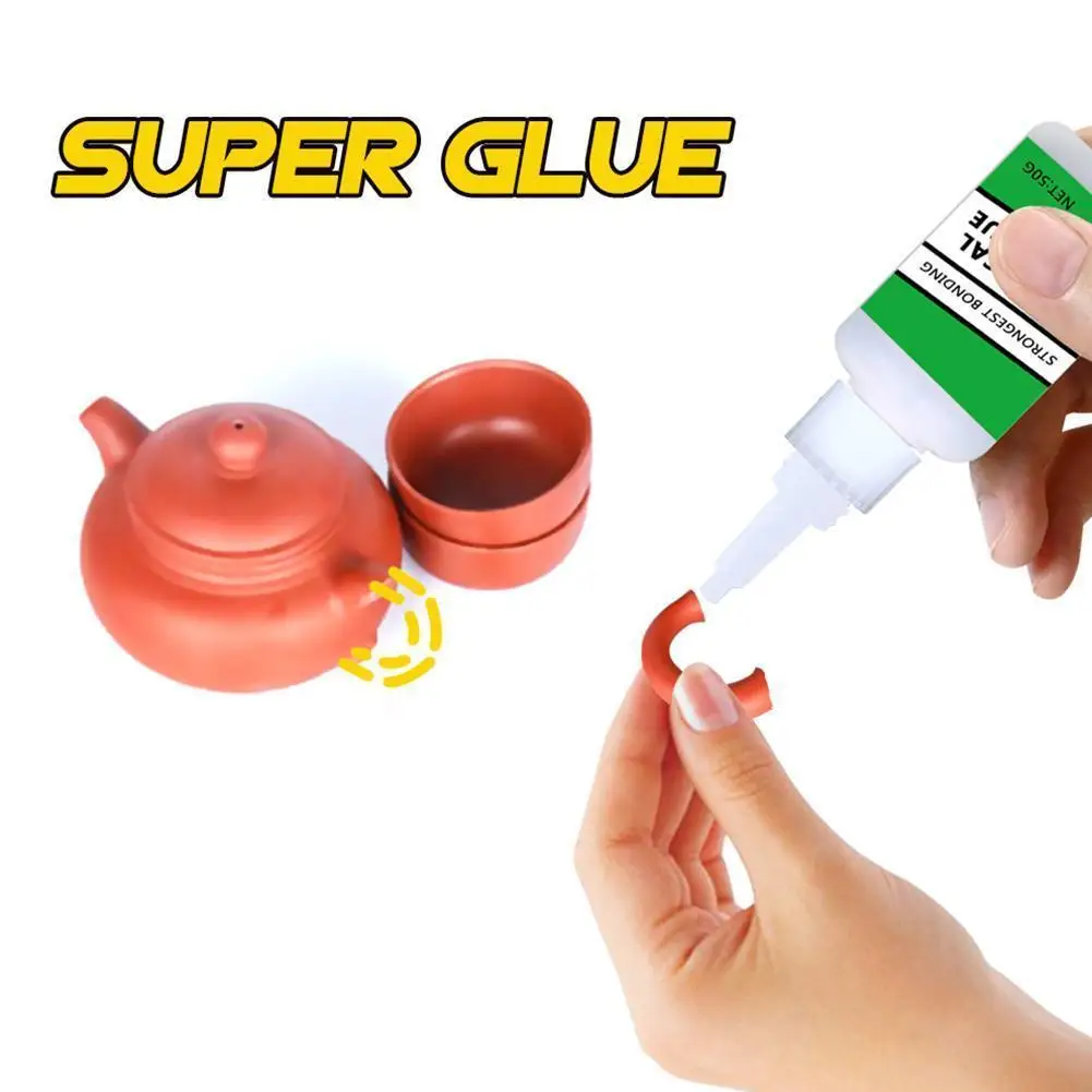 

ADHESIVE Super Glue Welding Plastic Wood Metal Rubber Adhesive Tire Quick Repair Soldering Glue Dry Agent Super P5F9