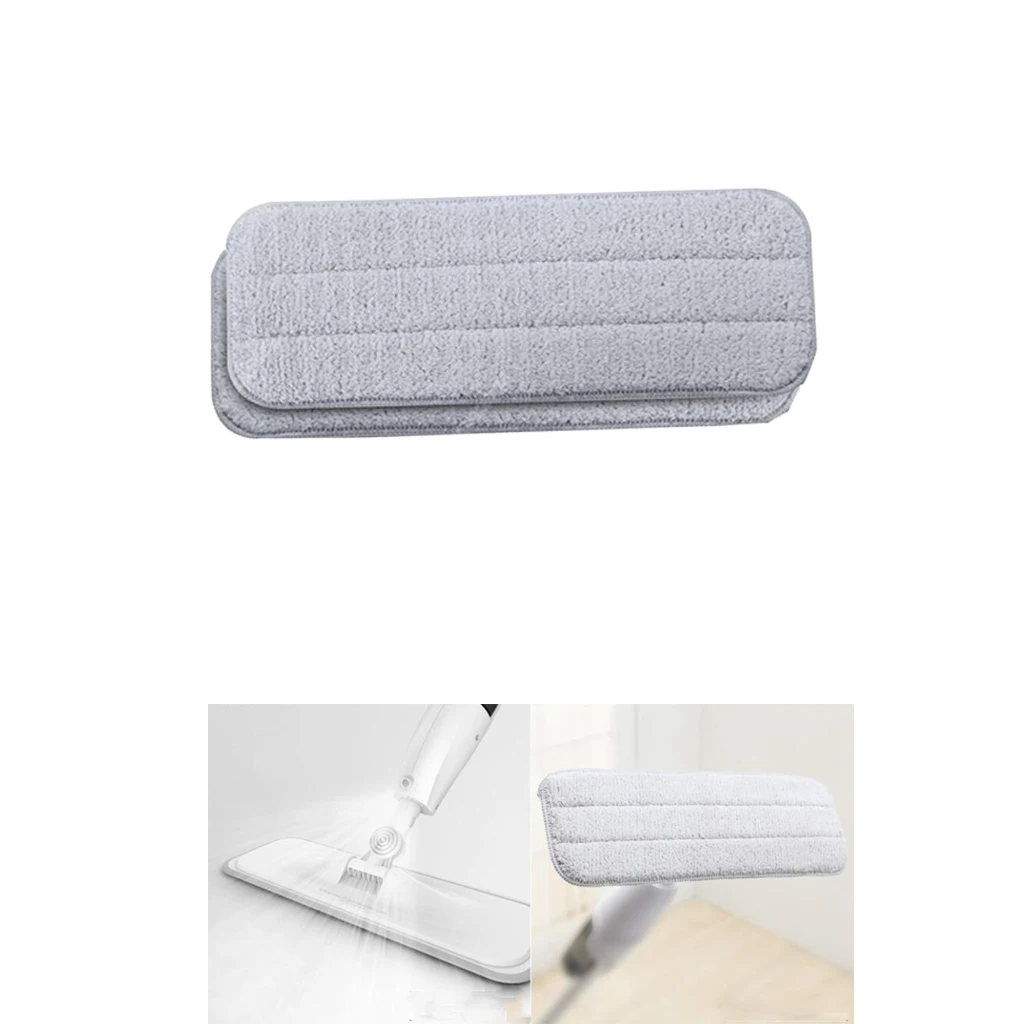 

2xCleaning Pads Replacement For Deerma Mop For Dry/Wet Machine Washable