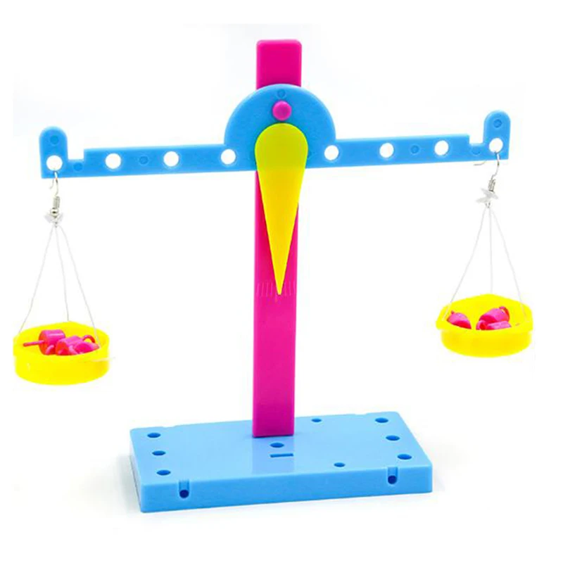 

Plastic Balance Scale Lever Principle Educational Experiments DIY Material Physics Teaching For Kids Students