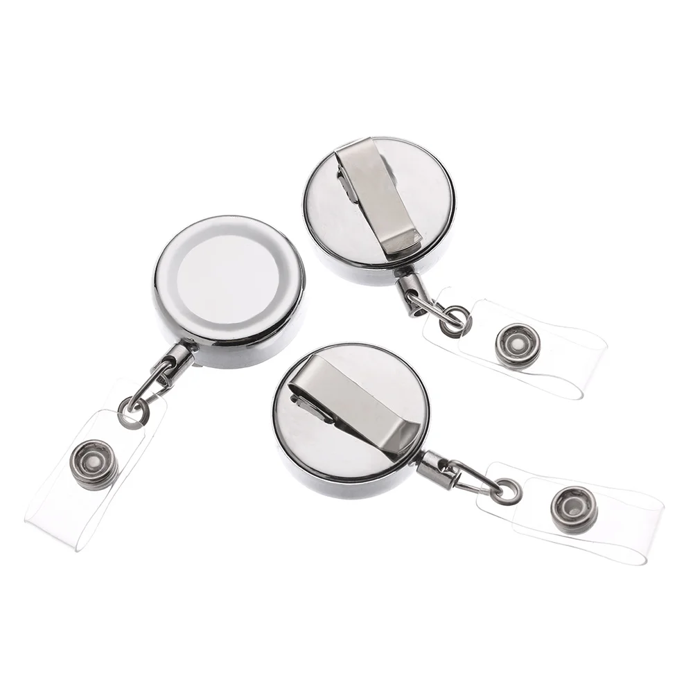 1 шт. выдвижной металлический брелок держатель для карт|Бейджи и аксессуары| |