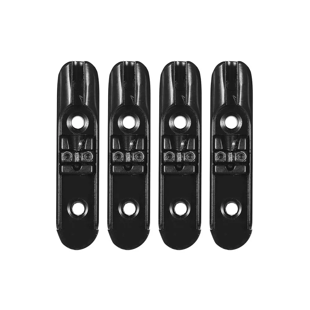 

Single String Guitar Bridge for Electric Bass Guitars Parts Replacement Black Pack of 4pcs