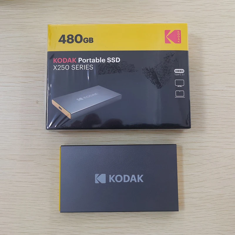 KODAK X250 External SSD USB 3.1 Gen 2 480GB 960GB Portable Solid State DRIVE 500MB/S External Hard Drive for MacBook/Latops/PS4 images - 6