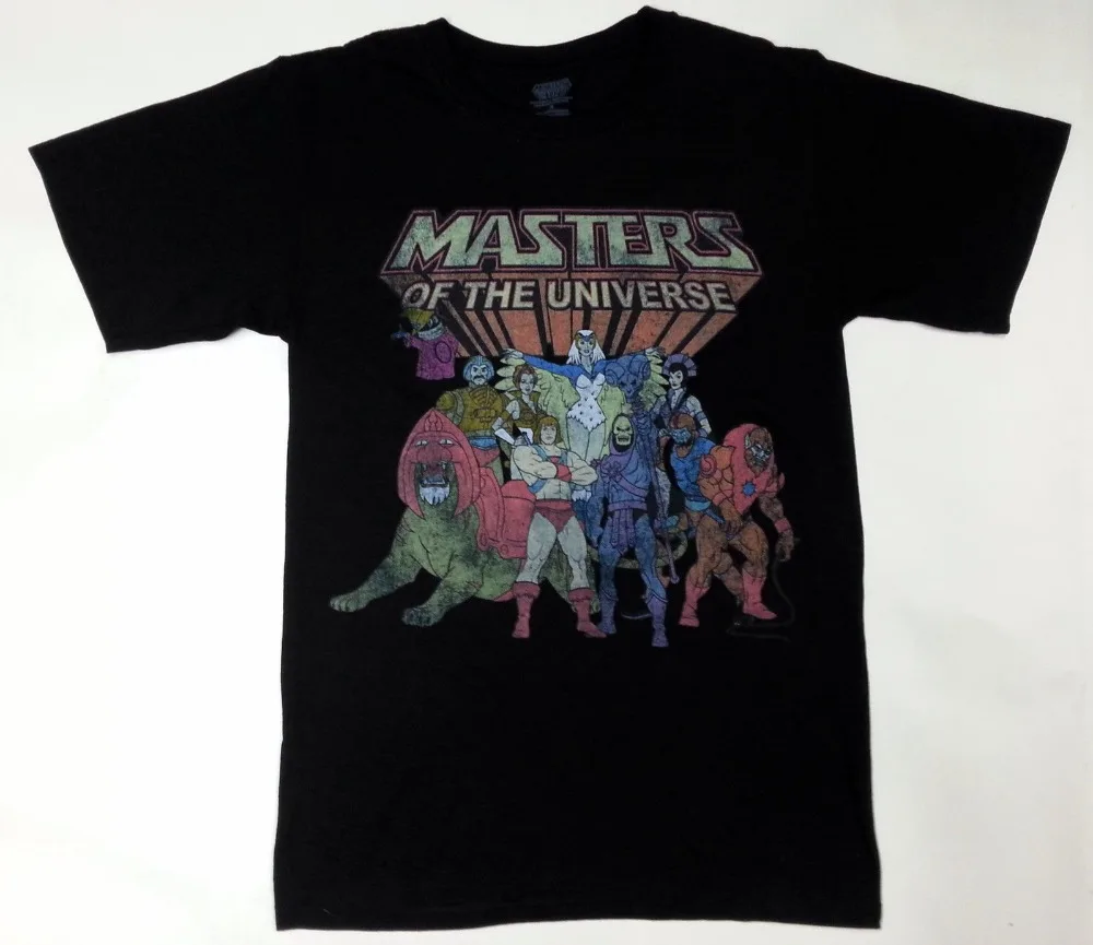 He Man Masters of The Universe Group футболка новая Лицензированная и официальная 2019 Мужская хип