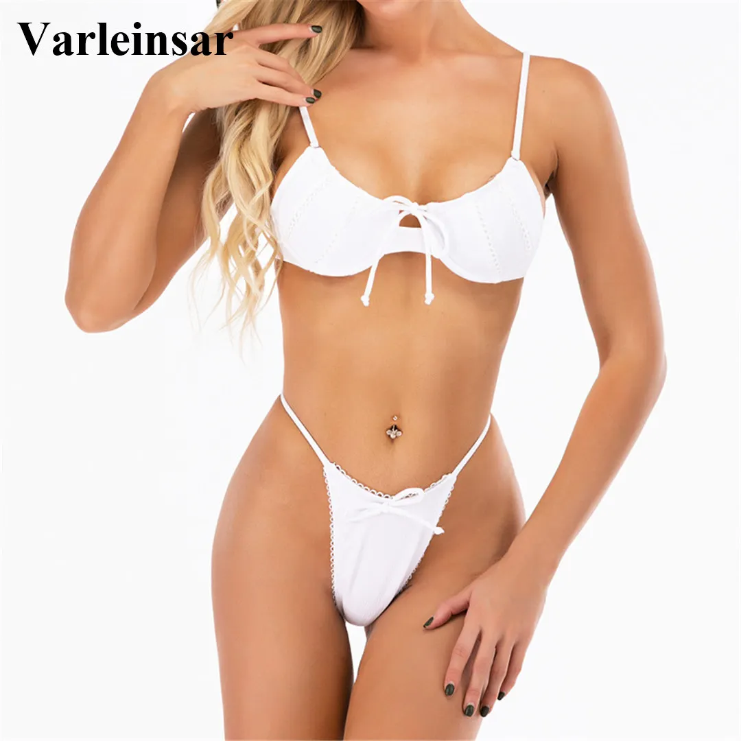 Новый сексуальный 2020 мягкий женский купальник бикини комплект из двух частей