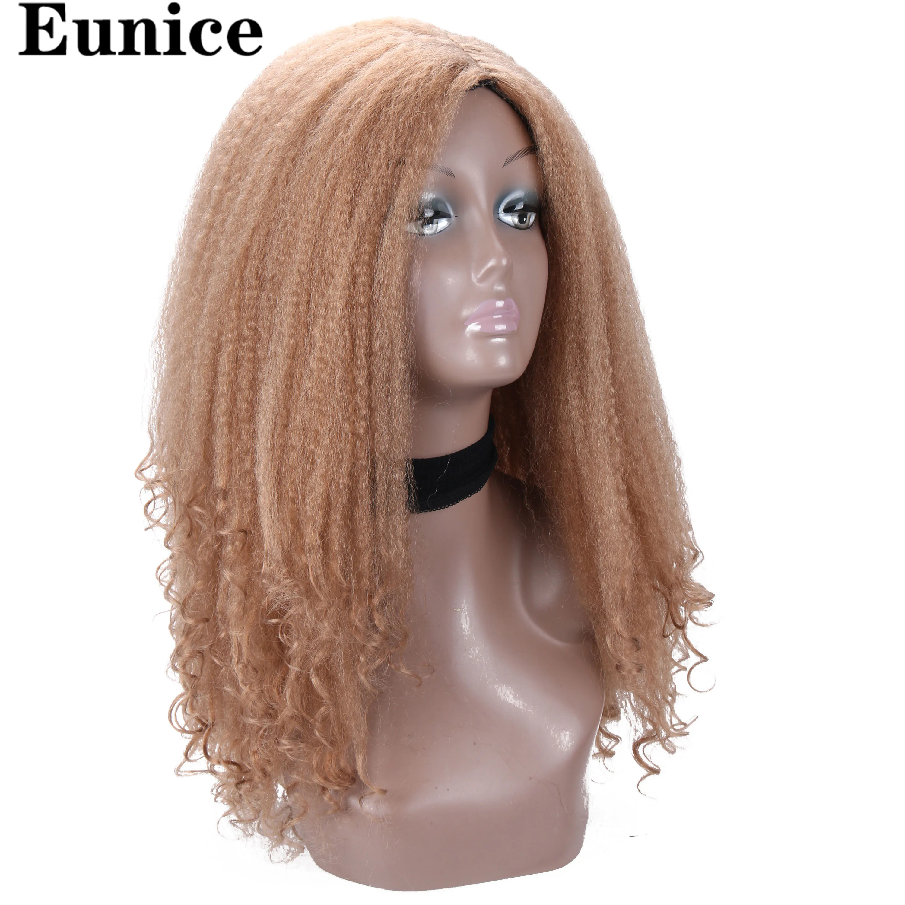 22 дюймов длинный кудрявый парик Омбре синтетические парики для черных женщин