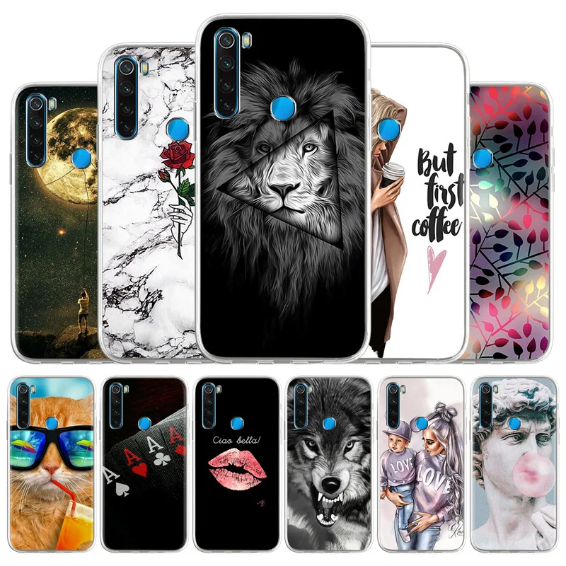 

Soft Silicone Case For Xiaomi Redmi Note 8T Cases TPU Painted Cover For Xiaomi Mi 11 Pro 11 Lite 11 Ultra Redmi 8 8A Note 8 Pro