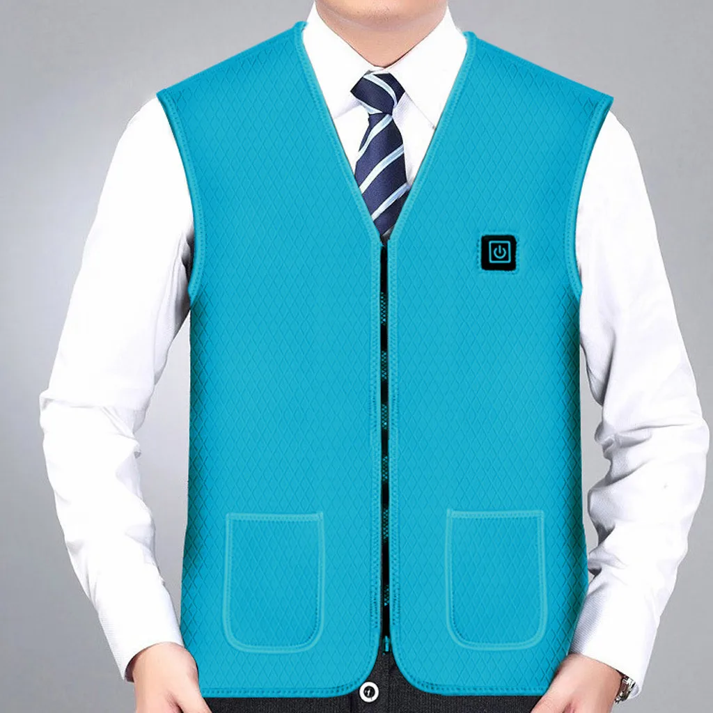 Мужская и женская уличная USB Инфракрасная нагревательная жилетка зимняя