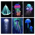 PhotoCustom масло Краски по номерам Наборы Медузы DIY Краски ing по номерам, способный преодолевать Броды для взрослых на холщовая рама 60x75cm домашние украшения с животными