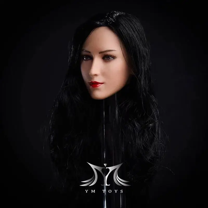 Масштаб 1/6 женский аксессуар для фигуры азиатская Косметическая голова