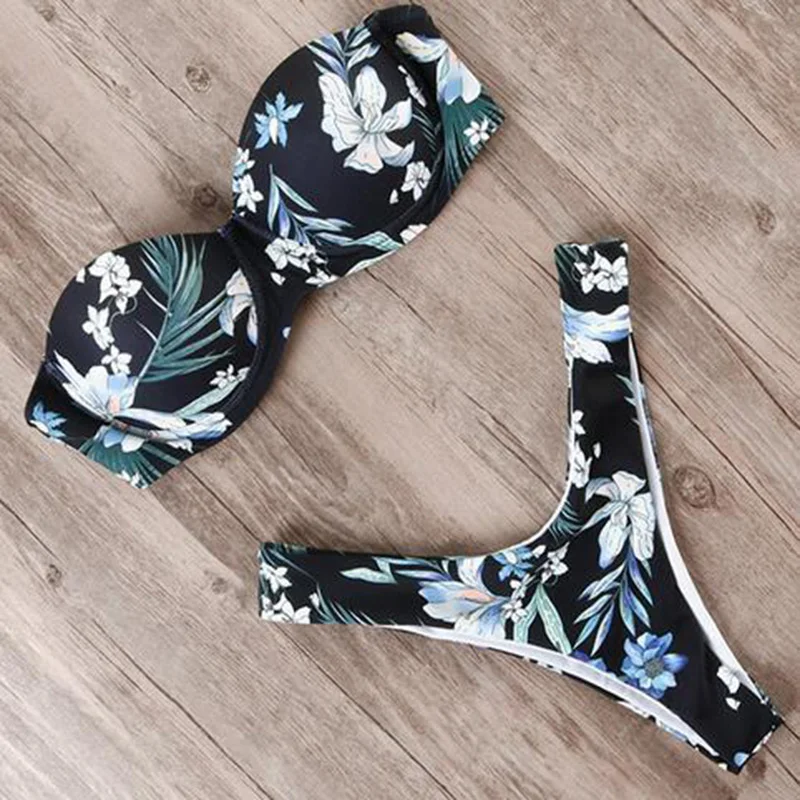 Бикини купальник для женщин купальный костюм 2020 Леопардовый бразильский