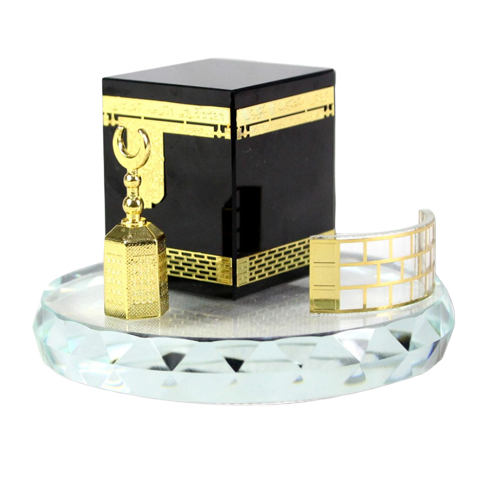 Мусульманская Хрустальная архитектура здание Миниатюрная модель домашнее