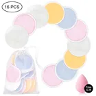 Хлопковые многоразовые салфетки для снятия макияжа, с сеткой, 481016 шт.