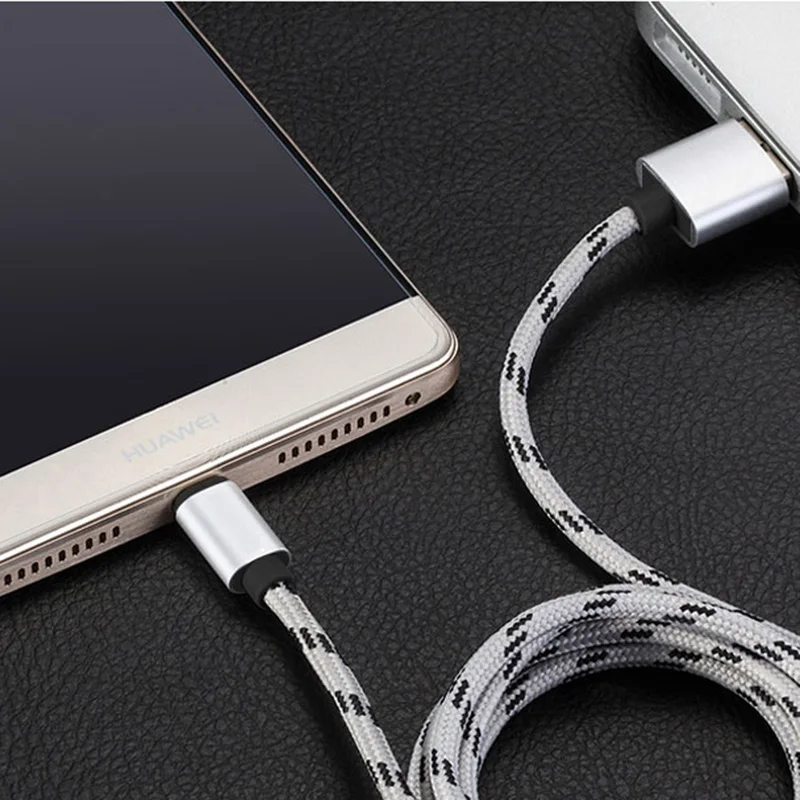 Дата кабель USB C Type зарядное устройство провод для Galaxy Huawei Xiaomi короткий длинный 1 м