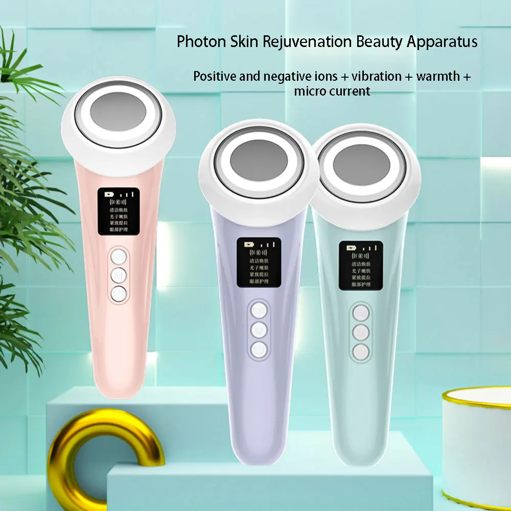 

Светодиодный фотонный косметический инструмент светильник вая терапия, омоложение и против морщин, лифтинг и укрепляющий отбеливающий имп...