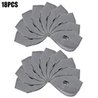 18 шт., сменные фильтры Для лица, Пылезащитный фильтр из активированного угля Для сетки, Маски Для лица Pm 2,5, модные Маски Для косплея на Хэллоуин