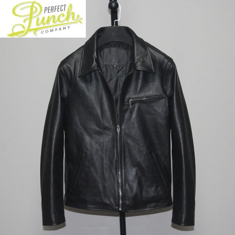 

Genuine Men's Cowhide Leaher Jacket Men Clothing Motorcycle Jackets Mens Autumn Coat Winter Coats Hommes Veste LXR802