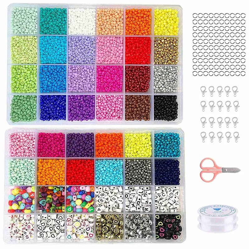 

Бусины для браслета 3 мм, используемые в комплектах для изготовления ювелирных изделий, наборы бисера для рукоделия, декоративно-прикладное...