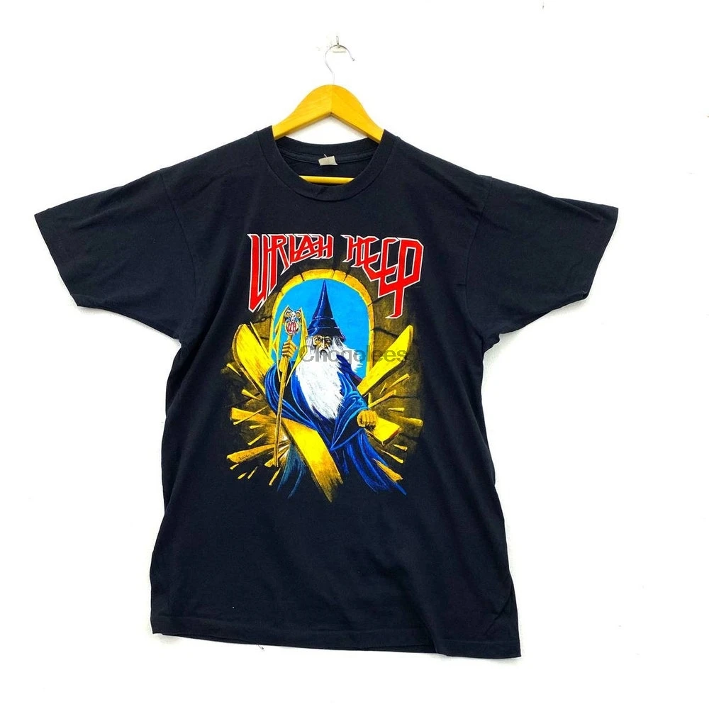 Винтажный альбом 90-х 1992 URIAH HEEP world tour простой английский рок-браслет