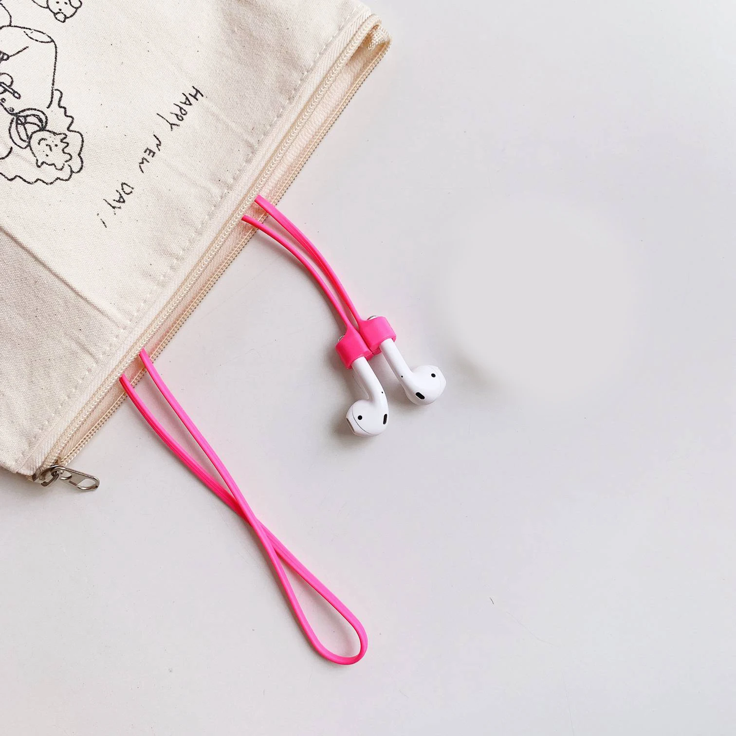 Для airpods i12 беспроводные наушники силиконовый анти-потеря ремешок для airpods i9s tws i7 i10 i11 i30 магнитный анти-потеря чехол ремень - Цвет: CN