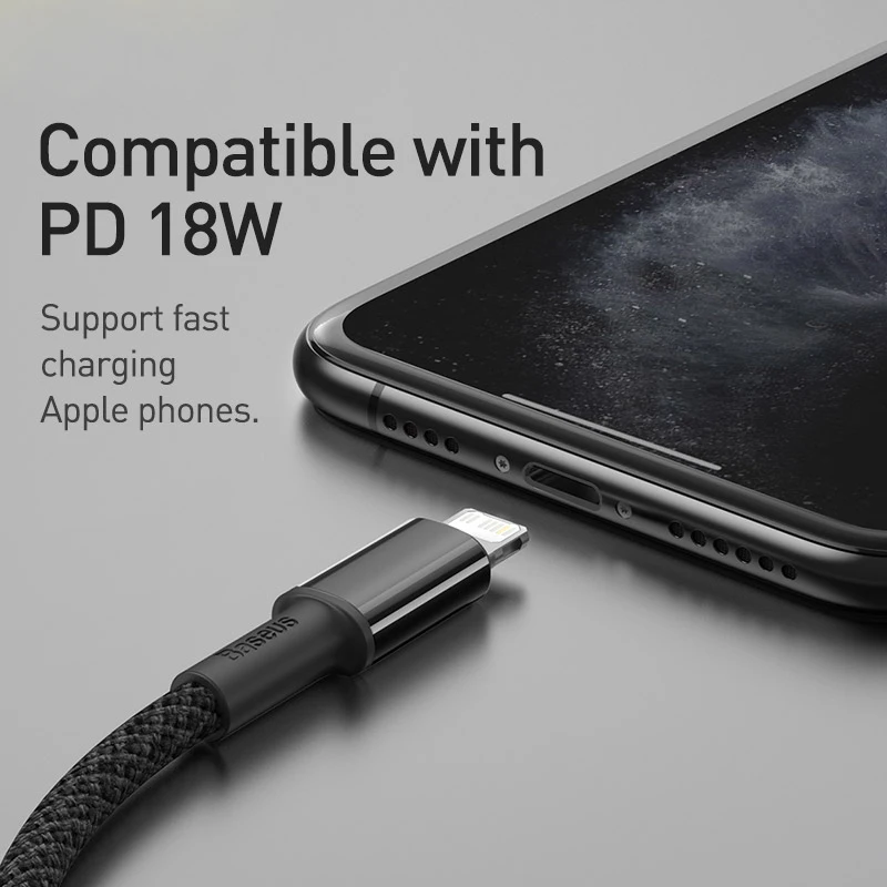 Baseus PD 20W USB C Cable for iPhone 13 12 Pro Max Fast Charge Type Data Charger | Мобильные телефоны и аксессуары