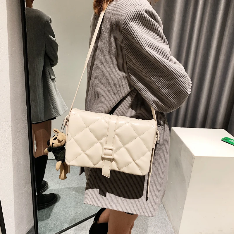 

YILIAN Women's bag New fashion all-match one shoulder casual high texture mini cross bag trend banquet bag